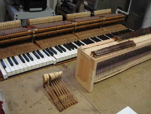 Remove damper & hammer samples Remove damper & hammer samples